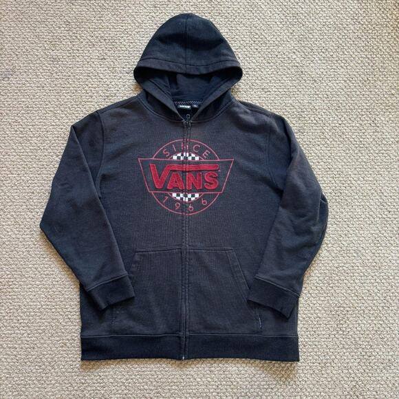 Y2k vans zip up hoodie skater skateboarding 2000s vintage xl - Picture 1 of 6